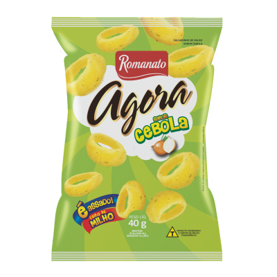 SALGADINHO ROMANATO AGORA CEBOLA 40G
